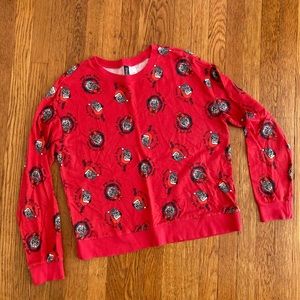 Pugs & Kisses holiday top